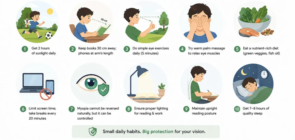 Expert tips to manage myopia naturally