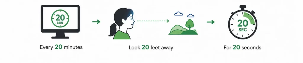 Follow the 20-20-20 Rule