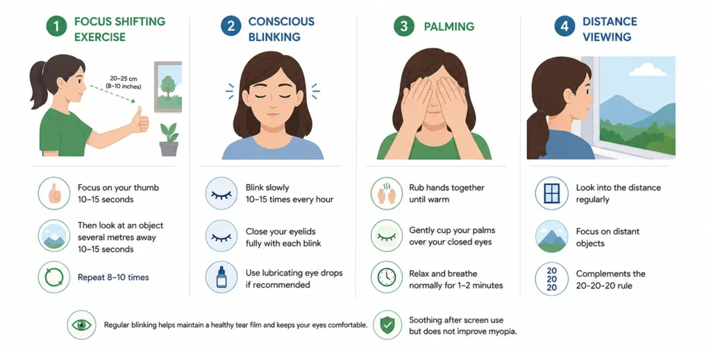 Eye Exercises to Relieve Eye Strain