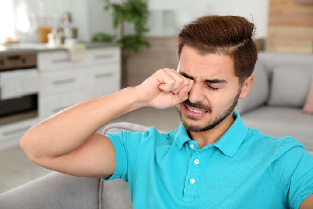 Rubbing Eyes Causes Damage