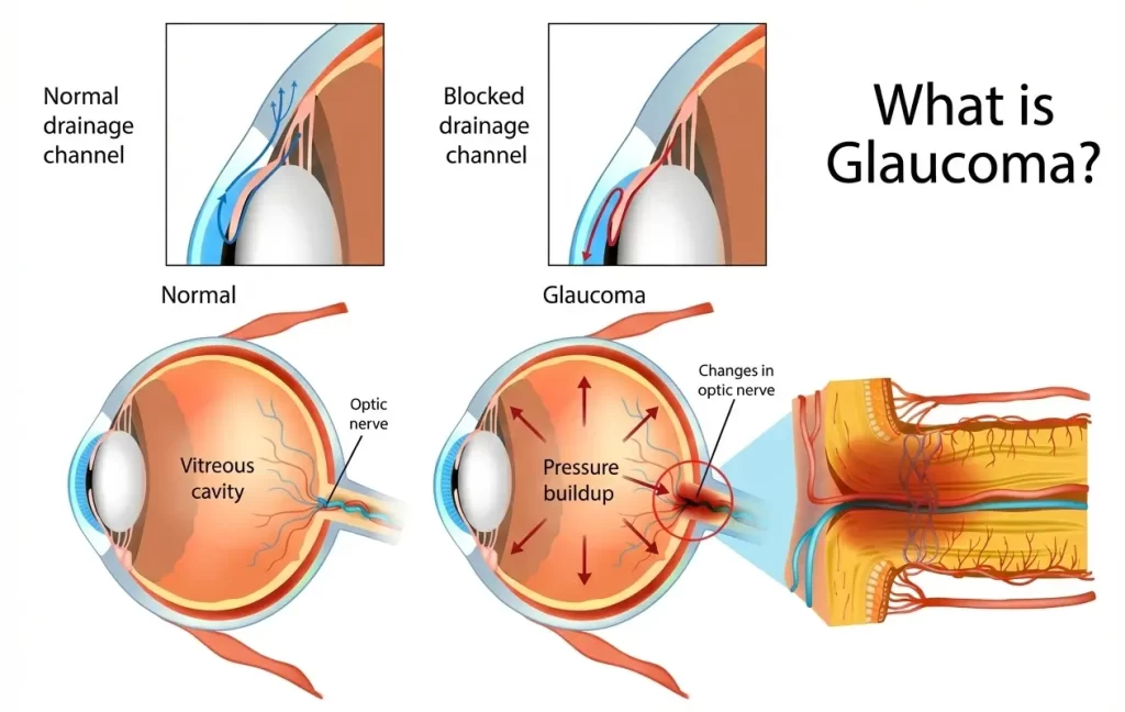 How Glaucoma Causes ?