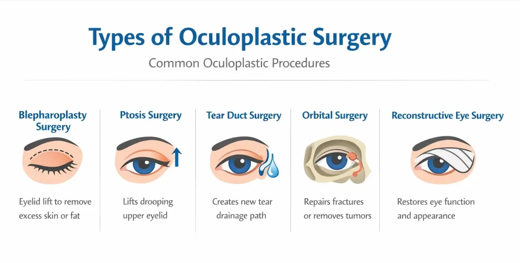 Types of Oculoplastic Surgery