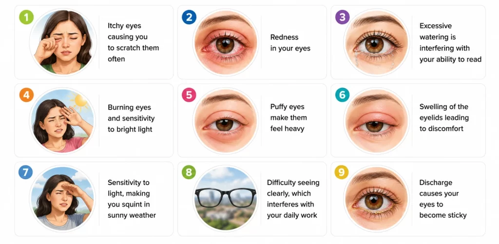 Eye Allergy Symptoms