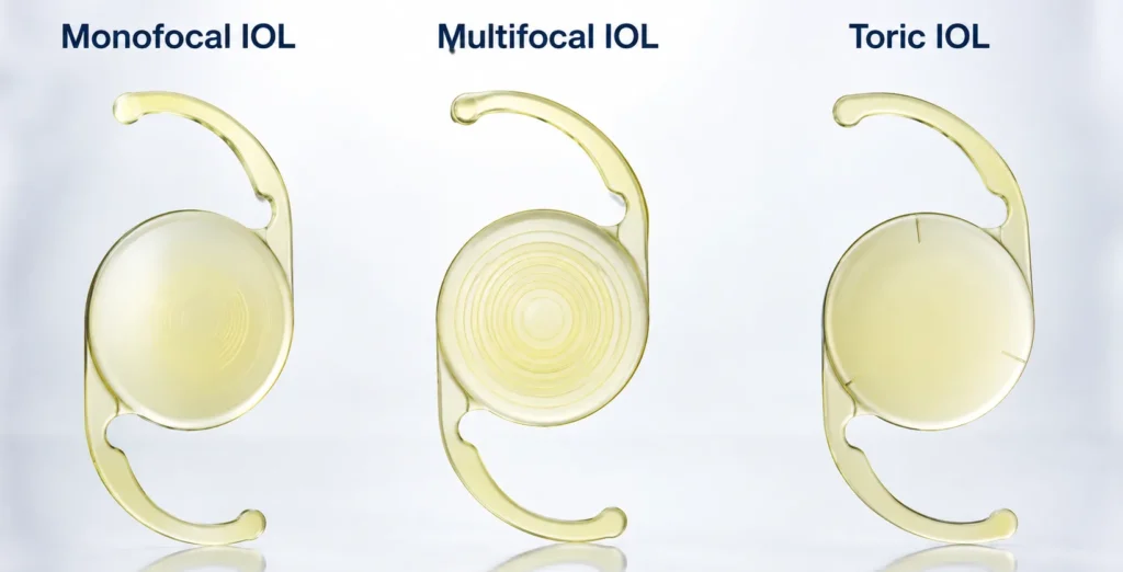 Types of Lenses for Cataract Surgery