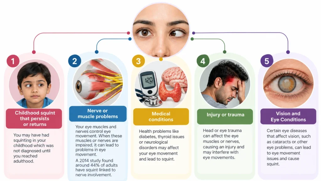 Squint Eye Causes in Adults